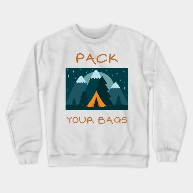 Pack your bags Crewneck Sweatshirt by IOANNISSKEVAS